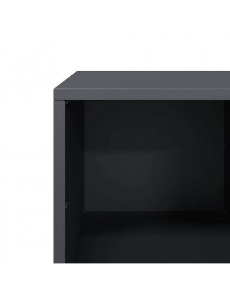 Tavolino Antracite 101,5x50x43,5cm in Acciaio Laminato a Freddo
