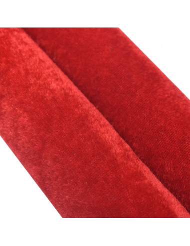Cordone per Transenne Rosso e Argento in Velluto