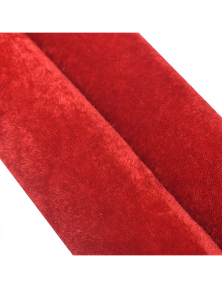 Cordone per Transenne Rosso e Argento in Velluto