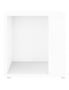 Tavolino Bianco 33x33x34,5 cm in Legno Multistrato