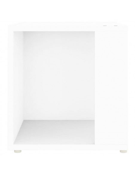 Tavolino Bianco 33x33x34,5 cm in Legno Multistrato