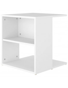 Tavolino Bianco 45x45x48 cm in Legno Multistrato