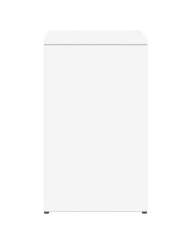 Tavolino Bianco 50x30x50 cm in Legno Multistrato