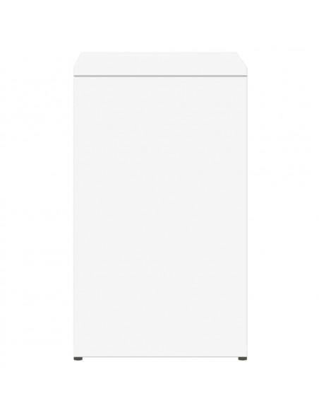 Tavolino Bianco 50x30x50 cm in Legno Multistrato
