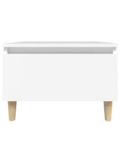 Tavolino Bianco 50x46x35 cm in Legno Multistrato
