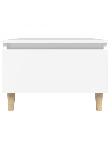 Tavolino Bianco 50x46x35 cm in Legno Multistrato