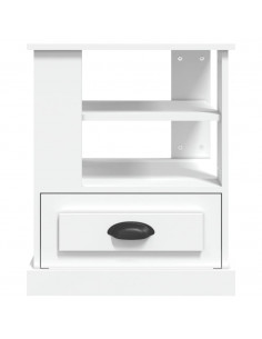 Tavolino Bianco 50x50x60 cm in Legno Multistrato