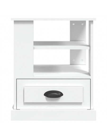Tavolino Bianco 50x50x60 cm in Legno Multistrato