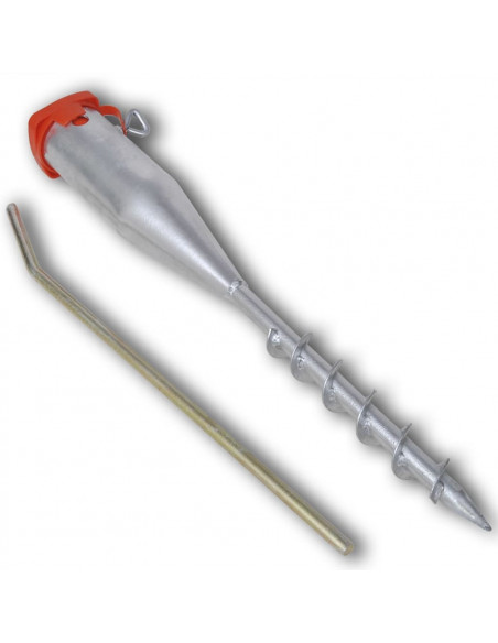 Supporto Ombrellone 55 cm in Acciaio Zincato