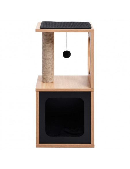 Albero per Gatti con Tappeto Tiragraffi in Sisal 60 cm