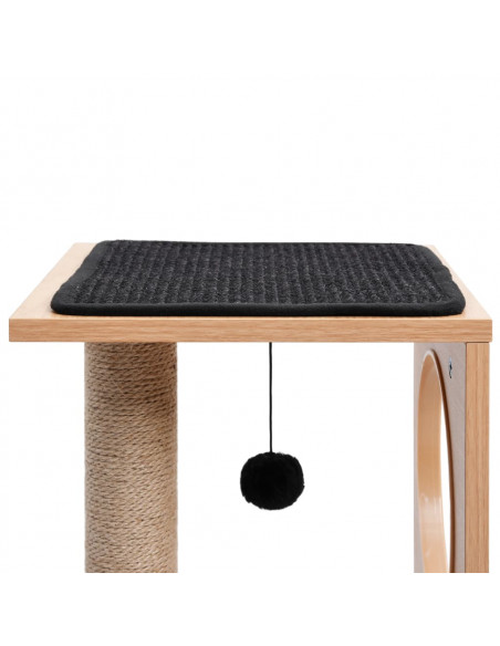 Albero per Gatti con Tappeto Tiragraffi in Sisal 60 cm