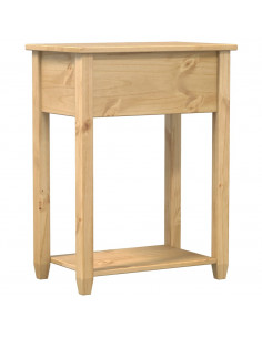 Tavolino Consolle Corona 55x35x73 cm in Legno Massello di Pino