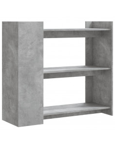 Tavolino Consolle Grigio Cemento 100x35x90 cm in Multistrato