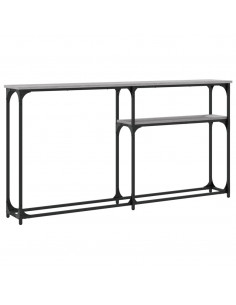 Tavolino Consolle Grigio Sonoma 145x22,5x75cm Legno Multistrato