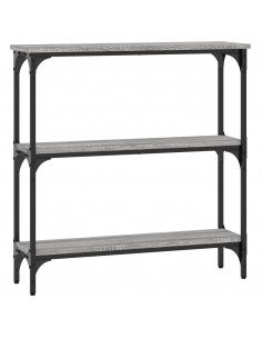 Tavolino Consolle Grigio Sonoma 75x22,5x75 cm Legno Multistrato