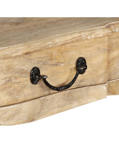 Tavolino Consolle in Legno Massello di Mango 120x50x80 cm