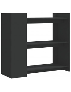 Tavolino Consolle Nero 100x35x90 cm in Legno Multistrato