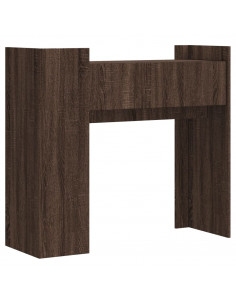 Tavolino Consolle Rovere Fumo 100x35x90 cm in Legno Multistrato