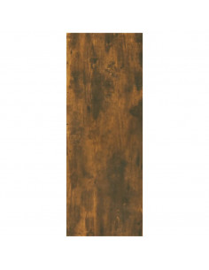 Tavolino Consolle Rovere Fumo 105x30x80 cm in Legno Multistrato