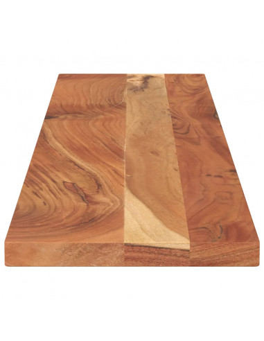 Piano per Tavolo 180x20x2,5 Rettangolare Legno Massello Acacia