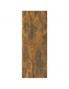 Tavolino Consolle Rovere Fumo 78x30x80 cm in Legno Multistrato