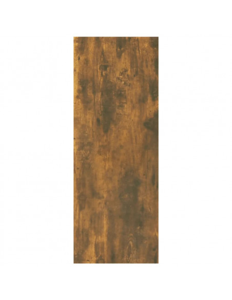 Tavolino Consolle Rovere Fumo 78x30x80 cm in Legno Multistrato