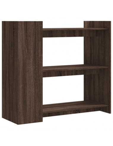 Tavolino Consolle Rovere Marrone 100x35x90 cm Legno Multistrato