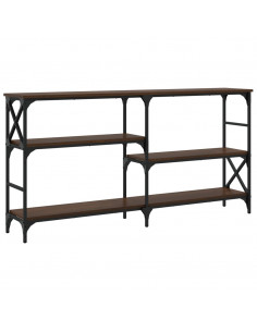 Tavolino Consolle Rovere Marrone 150x29x76,5 Legno Multistrato