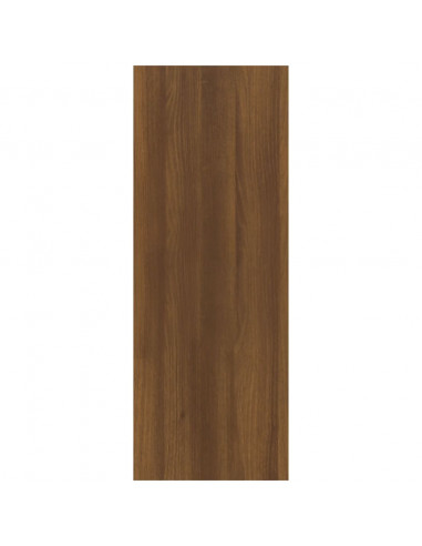 Tavolino Consolle Rovere Marrone 78x30x80 cm Legno Multistrato