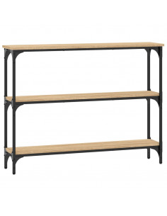 Tavolino Consolle Rovere Sonoma 100x22,5x75cm Legno Multistrato