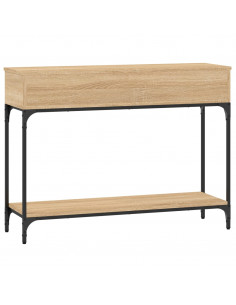 Tavolino Consolle Rovere Sonoma 100x30,5x75cm Legno Multistrato