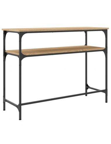 Tavolino Consolle Rovere Sonoma 100x35,5x75cm Legno Multistrato