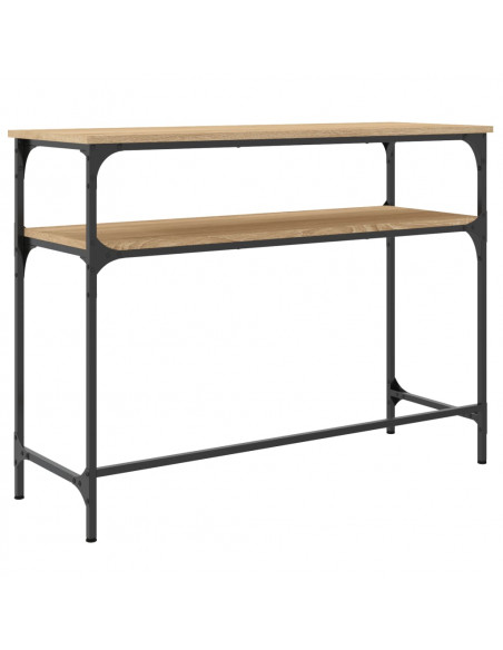 Tavolino Consolle Rovere Sonoma 100x35,5x75cm Legno Multistrato