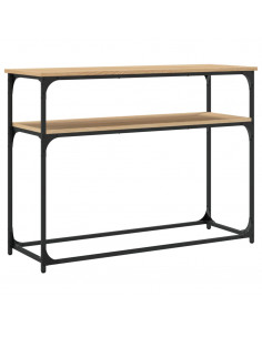 Tavolino Consolle Rovere Sonoma 100x35,5x75cm Legno Multistrato