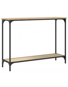 Tavolino Consolle Rovere Sonoma 101x30,5x75cm Legno Multistrato
