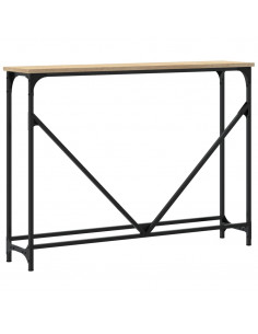 Tavolino Consolle Rovere Sonoma 102x22,5x75cm Legno Multistrato