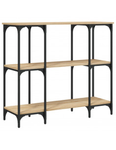 Tavolino Consolle Rovere Sonoma 102x35x90 cm Legno Multistrato