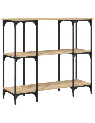 Tavolino Consolle Rovere Sonoma 102x35x90 cm Legno Multistrato