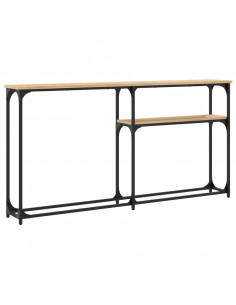 Tavolino Consolle Rovere Sonoma 145x22,5x75cm Legno Multistrato