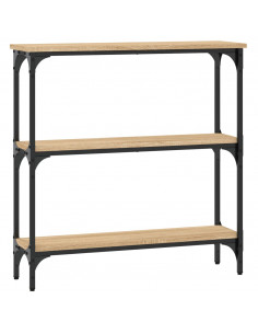Tavolino Consolle Rovere Sonoma 75x22,5x75cm Legno Multistrato