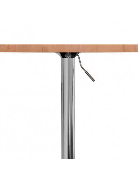 Tavolino da Bar Ø60x89,5 cm in Legno Massello di Faggio