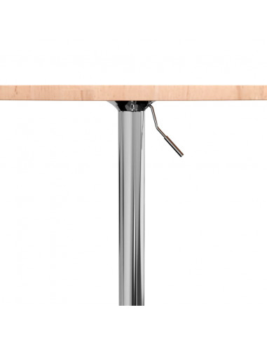 Tavolino da Bar Ø60x89,5 cm in Legno Massello di Faggio