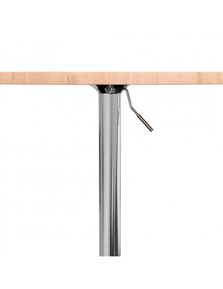 Tavolino da Bar Ø60x89,5 cm in Legno Massello di Faggio