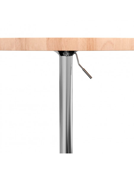 Tavolino da Bar Ø60x90,5 cm in Legno Massello di Faggio