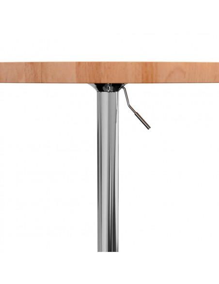 Tavolino da Bar Ø60x90,5 cm in Legno Massello di Faggio