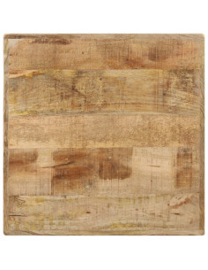 Tavolino da Bistrot 60x60x77 cm in Legno di Mango Grezzo