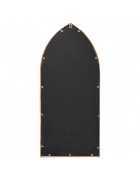 Specchio da Giardino Sabbia 100x45 cm in Ferro per Uso Esterno
