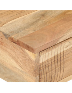 Tavolino da Caffè 100x50x40 cm in Legno Massello di Acacia