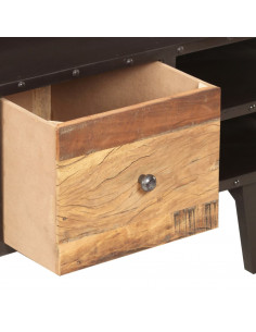 Tavolino da Caffè 100x50x45 cm in Legno Massello di Recupero