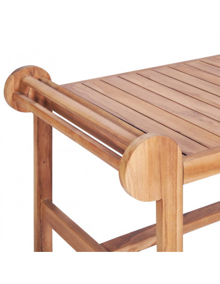 Tavolino da Caffè 100x50x45 cm in Massello di Teak